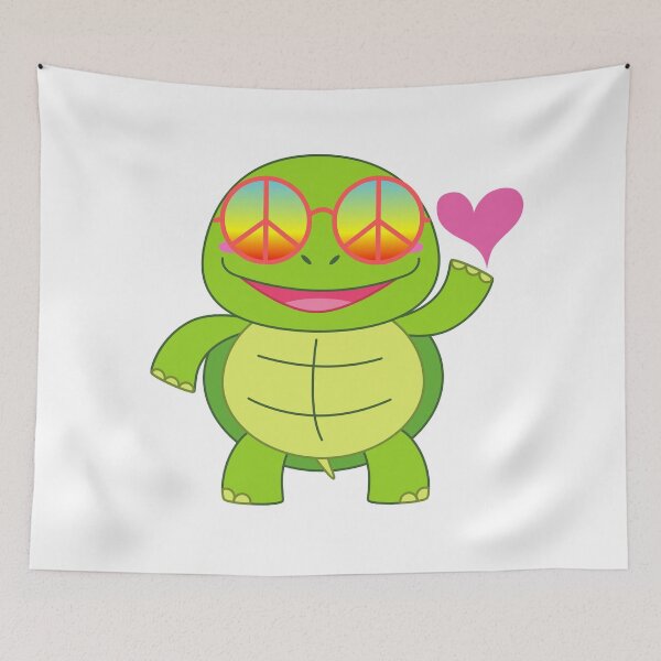 Item preview, Happy Hippie Turtle designed and sold by JaysignersPrint.