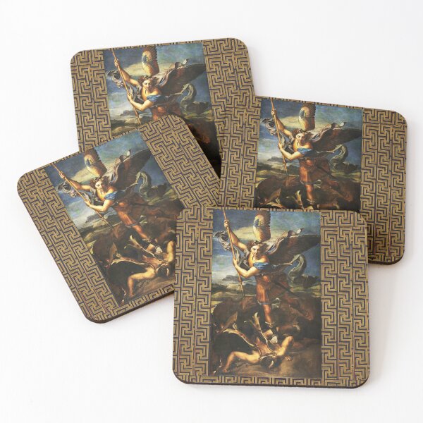 Item preview, St. Michael Archangel Vanquishing Satan designed and sold by BulganLumini.