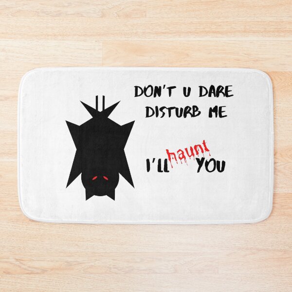 Item preview, Do not disturb Halloween bat- it will haunt you designed and sold by The Logical Being.