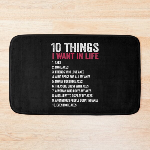 Item preview, Axe Throwing 10 Things I Want In Life designed and sold by funnierthanthou.