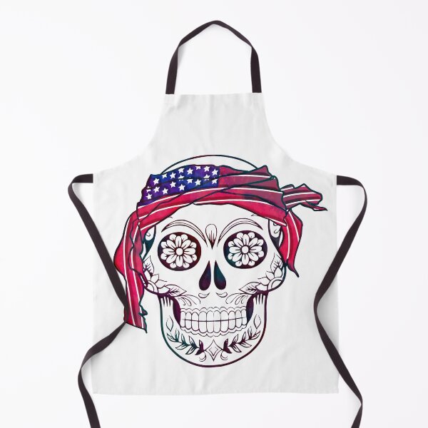 Artikelvorschau, Amerika Flagge Stirnband Schädel Día De Los Muertos Geschenke | Tag der Toten | Halloween entworfen und verkauft von MiscelChr.