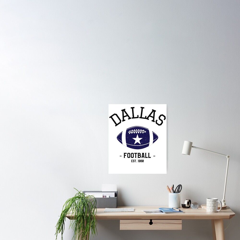 Dallas Cowboys Football Stadium Poster, Dallas Cowboys Gift, Dallas Co –  McQDesign