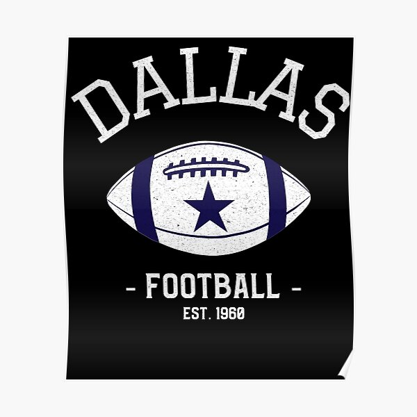 Dallas Cowboys Football Stadium Poster, Dallas Cowboys Gift, Dallas Co –  McQDesign