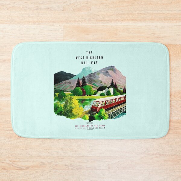 Item preview, WEST HIGHLAND RAILWAY TIMETABLE designed and sold by ThrowbackAds.