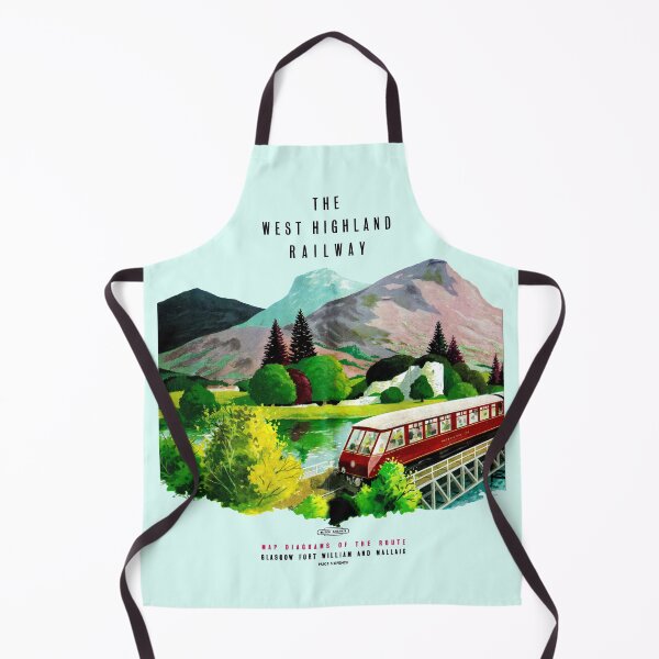 Item preview, WEST HIGHLAND RAILWAY TIMETABLE designed and sold by ThrowbackAds.