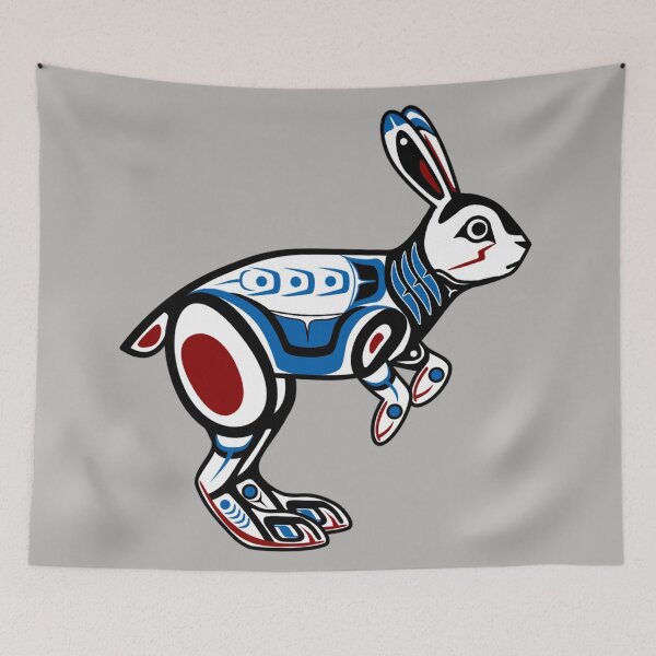 Item preview, Haida Snowshoe hare designed and sold by Gabi Tolgyesi.