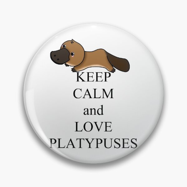 Item preview, Keep calm and love platypuses designed and sold by rainbowcho.
