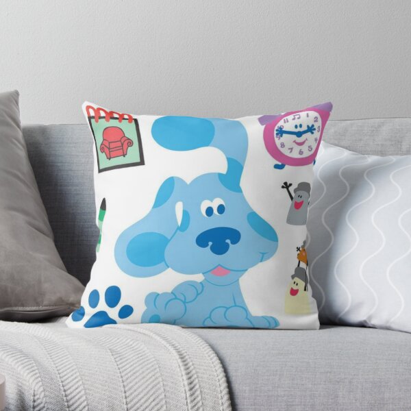 blues clue Throw Pillow
