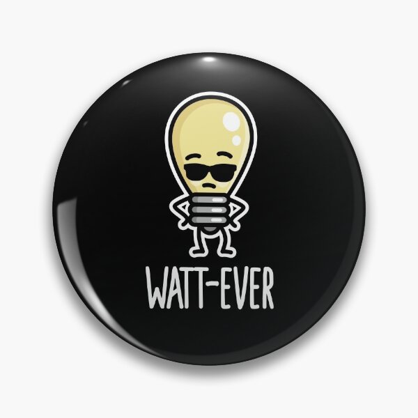 Item preview, Copy of Watt the fuck, WTF, What the fuck, light bulb pun designed and sold by LaundryFactory.