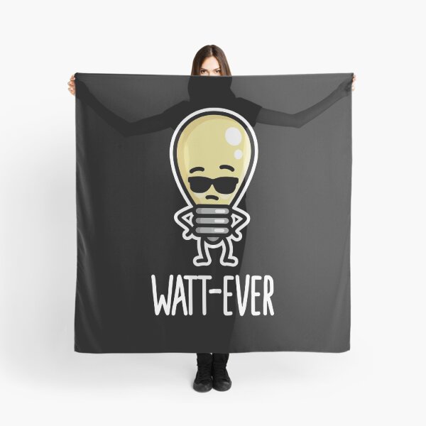 Item preview, Copy of Watt the fuck, WTF, What the fuck, light bulb pun designed and sold by LaundryFactory.