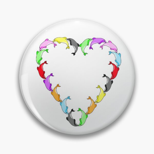 Artikelvorschau, Dolphin Herz entworfen und verkauft von rainbowcho.