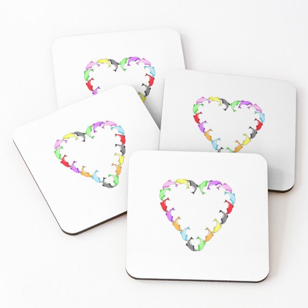 Item preview, Dolphin heart designed and sold by rainbowcho.