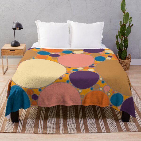 Item preview, Circles Filled With Warm Summer Colours designed and sold by RhubarbMyrtle.