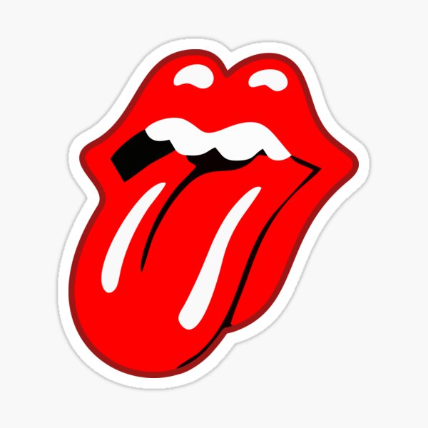 Red Tongue Sticker Sticker