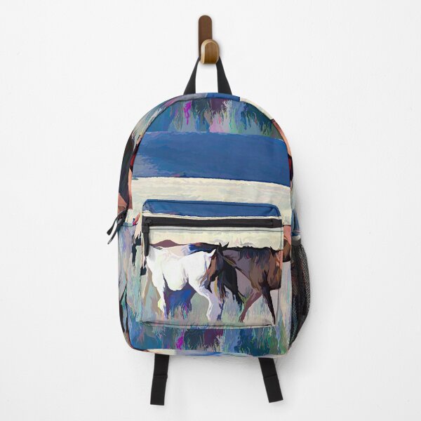 Item preview, Wild horse Cool Blues abstract designed and sold by BerryvineImage.