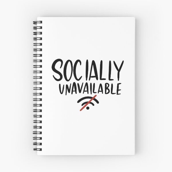 Item preview, Socially Unavailable Mood Design designed and sold by Slletterings.