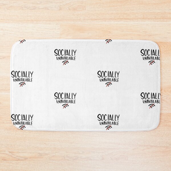 Item preview, Socially Unavailable Mood Design designed and sold by Slletterings.