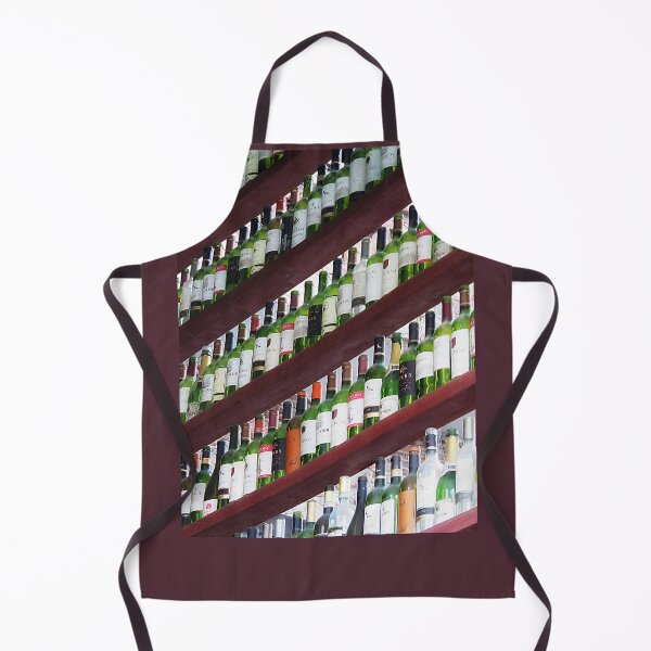 Item preview, Diagonal Rows of Wine Bottlles  designed and sold by Linda Walsh.
