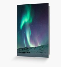 The aurora giant Grußkarte