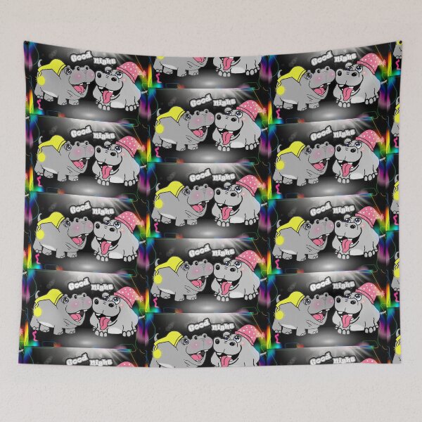 Item preview, Hippo - good night  designed and sold by Shirley cute art .