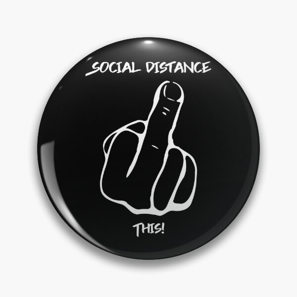 Item preview, Social Distance This! Middle finger flip off designed and sold by LeftFieldFunny.
