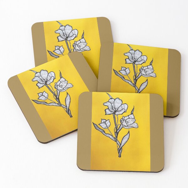Item preview, Pretty Yellow Flower Vibes designed and sold by BhavyaBathla.