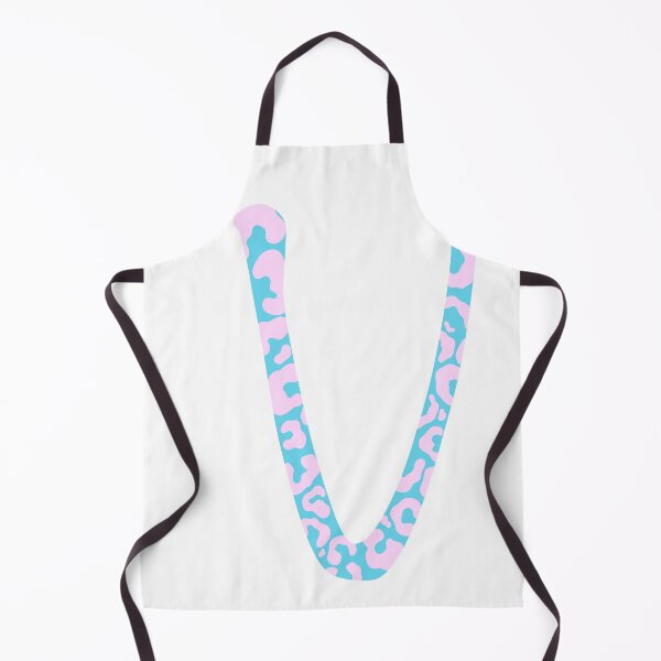 Item preview, V Initial Animal Print Cheetah Print Pink And Blue designed and sold by forfun-art.