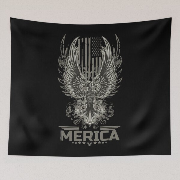 Item preview, Merica USA Flag Bald Eagle Patriotic designed and sold by majidkacm.