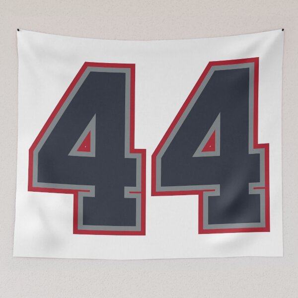 Item preview, 44 Navy Grey Red Sports Number Fourty-Four designed and sold by HelloFromAja.