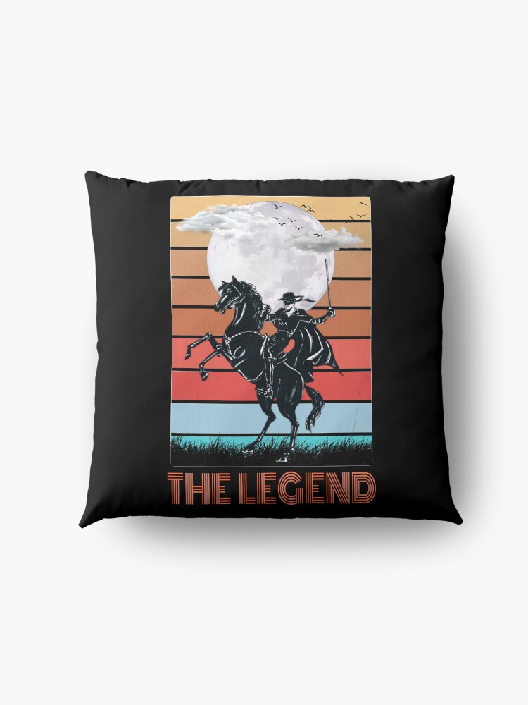 Alternate view of The legend Zorro Floor Pillow