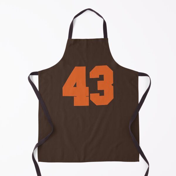 Item preview, 43 Number Cleveland Sports Fourty-Three Brown Jersey designed and sold by HelloFromAja.