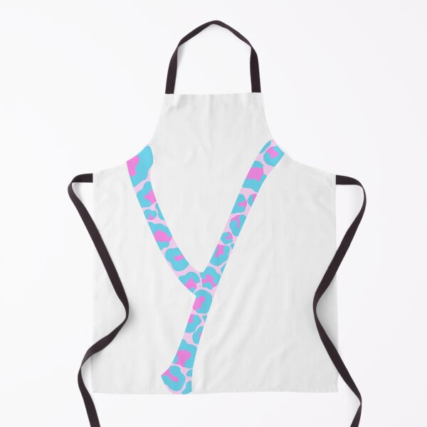 Item preview, Y Initial Animal Print Cheetah Print Pink And Blue designed and sold by forfun-art.