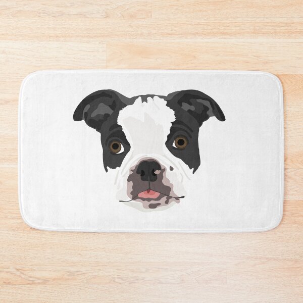 Item preview, Boston Terrier Head Black Brown Eyes designed and sold by J-Bat.