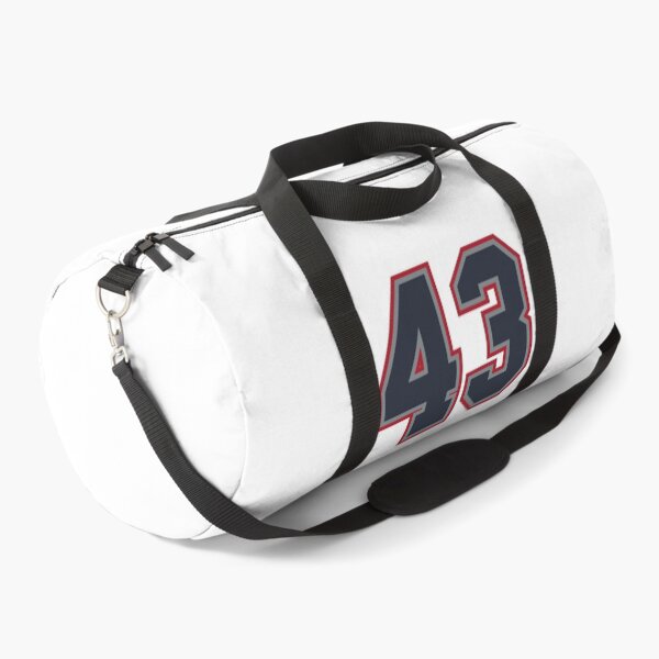 Item preview, 43 Navy Grey Red Sports Number Fourty-Three designed and sold by HelloFromAja.