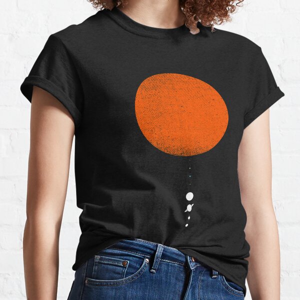 Minimales Sonnensystem Classic T-Shirt