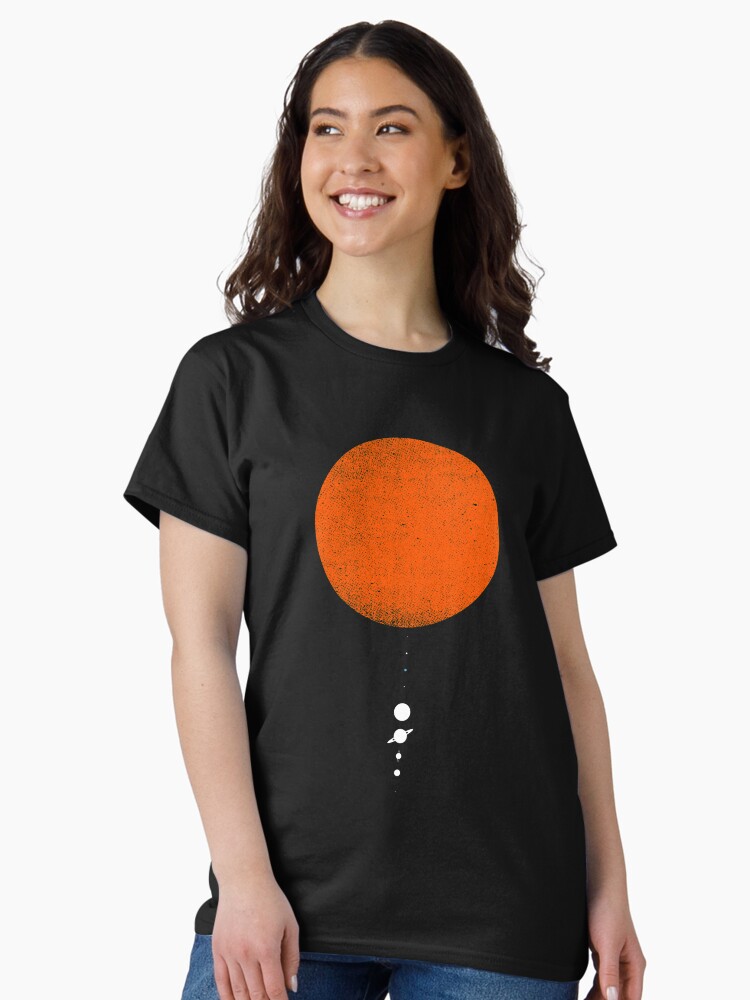 Thumbnail 1 of 7, Classic T-Shirt, Minimal Solar System designed and sold by geekchic.