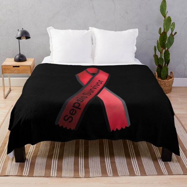 Item preview, Sepsis Survivor Red Ribbon Awareness designed and sold by ToriaScarlett.