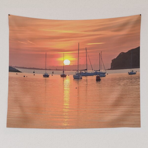 Item preview, Cowes Harbour Sunrise Isle Of Wight designed and sold by manateevoyager.