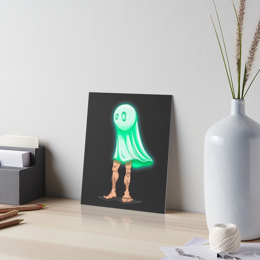 Hairy Legged Ghost Art Board Print
