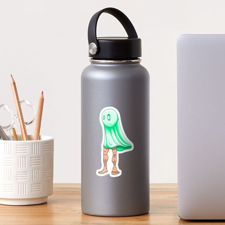 Hairy Legged Ghost Sticker
