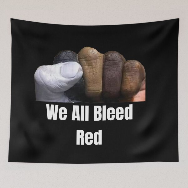 Item preview, We all bleed red designed and sold by TeeZoneZtore.