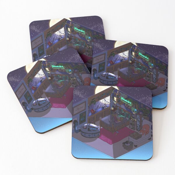Item preview, Isometric Cozy Robot Room designed and sold by The Art of FaroreNightclaw.