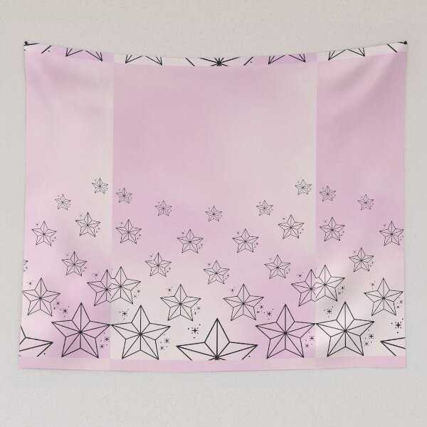 Item preview, Trendy star pink pattern designed and sold by The Pattern Artist.