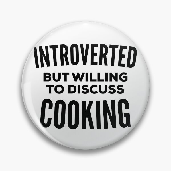 Item preview, Cooking Introvert designed and sold by HalpinDesign.
