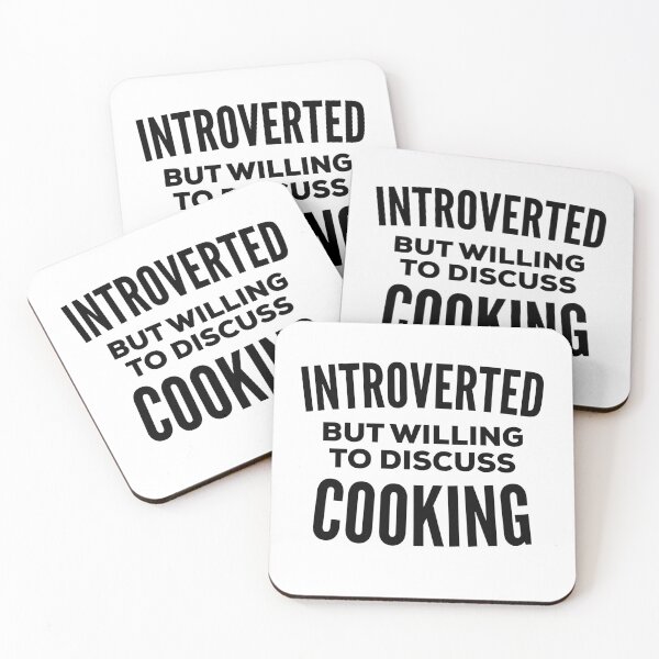 Item preview, Cooking Introvert designed and sold by HalpinDesign.