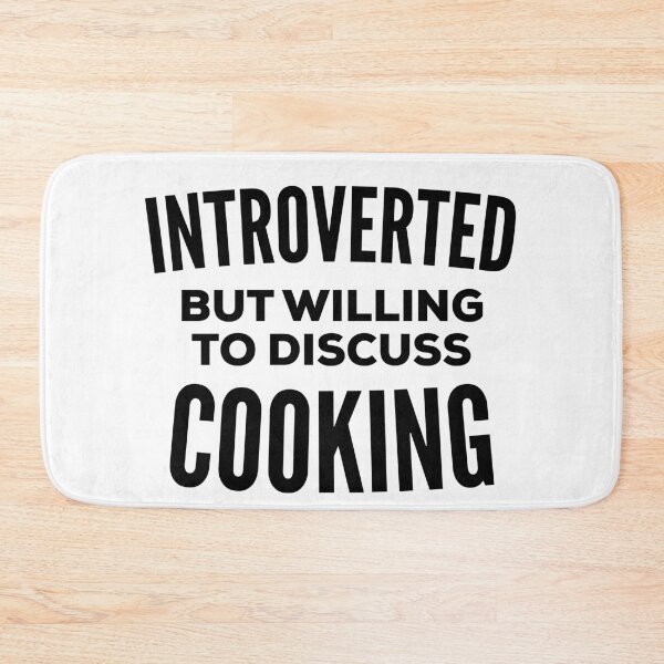 Item preview, Cooking Introvert designed and sold by HalpinDesign.