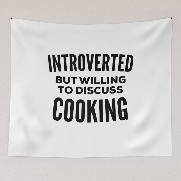 Item preview, Cooking Introvert designed and sold by HalpinDesign.