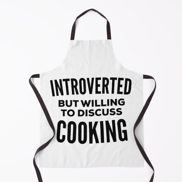Item preview, Cooking Introvert designed and sold by HalpinDesign.