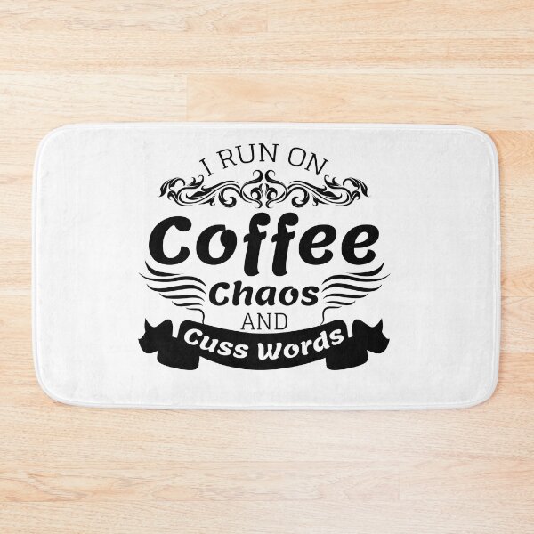 Item preview, I Run on Coffee, Chaos, and Cuss Words,Christmas shirt. designed and sold by Babe3955.