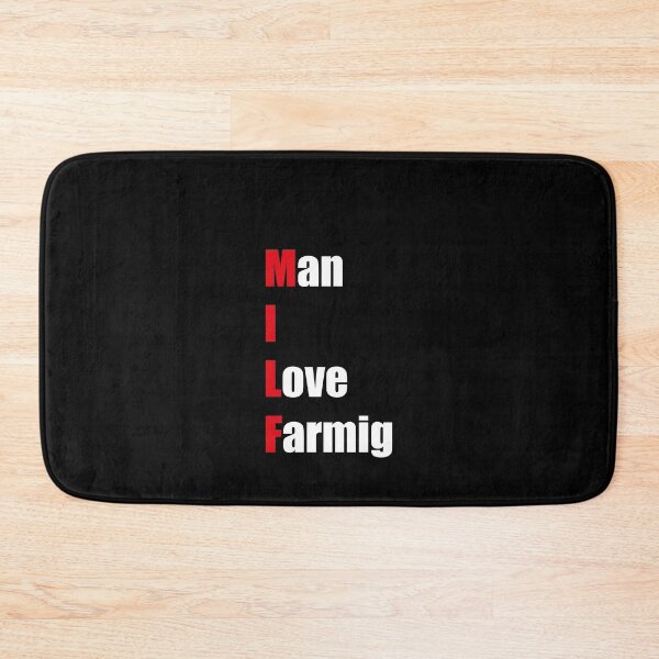 Item preview, MILF : Man i Love Farming Simple Quote designed and sold by MerchSpot.